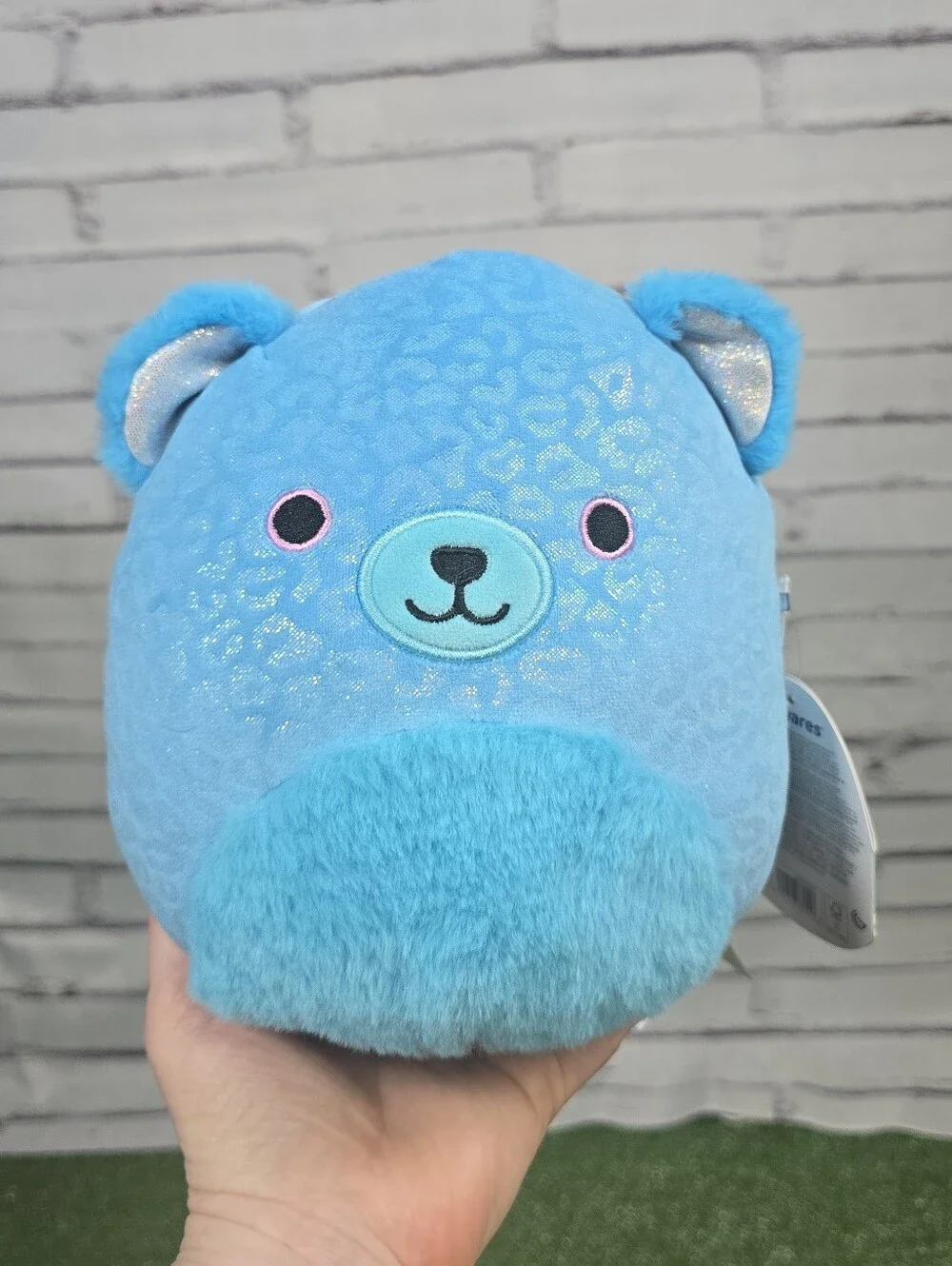 Squishmallow Sarge The Blue Jaguar 8in Plush